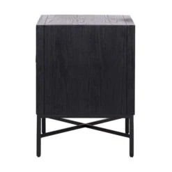 Zwart Nachtkastje Van Hout -Zuiver Verkoop richmond interiors blax zwart nachtkastje van hout 02