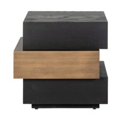 Bijzettafel Hout En Goud -Zuiver Verkoop richmond interiors cambon bijzettafel hout en goud 04