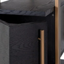 Wandkast Hout En Goud -Zuiver Verkoop richmond interiors cambon wandkast hout en goud 11