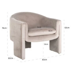 Zachte Fauteuil -Zuiver Verkoop richmond interiors charmaine zachte fauteuil khaki 06 2