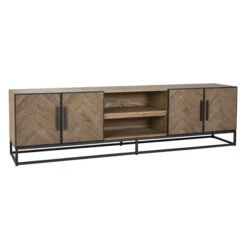 Tv-dressoir Visgraat Eiken -Zuiver Verkoop richmond interiors herringbone tv dressoir visgraat eiken 02