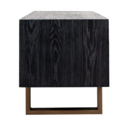 Zwart Tv-meubel Met Goud -Zuiver Verkoop richmond interiors hunter zwart tv meubel met goud 02