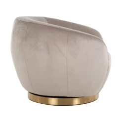 Draaifauteuil Velvet -Zuiver Verkoop richmond interiors layla draaifauteuil velvet khaki 03 1