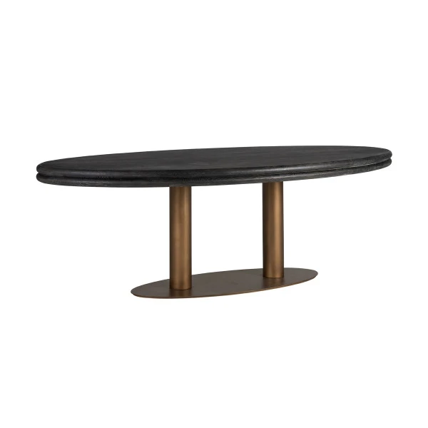 Eettafel Messing Poot 4 Eettafel Messing Poot - Afbeelding 2