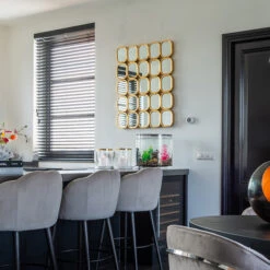 Gouden Spiegel Met 25 Spiegels -Zuiver Verkoop richmond interiors marila gouden spiegel met 25 spiegels 03