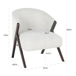 Fauteuil Met Boucle -Zuiver Verkoop richmond interiors mia fauteuil met boucle 05