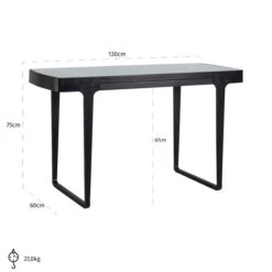 Bureau Met Glazen Blad -Zuiver Verkoop richmond interiors montfort bureau met glazen blad 06