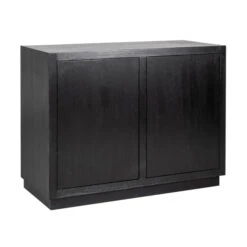 Zwart Dressoir 2-deurs Eiken