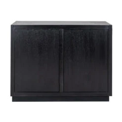 Zwart Dressoir 2-deurs Eiken -Zuiver Verkoop richmond interiors oakura zwart dressoir 2 deurs eiken 03