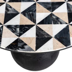 Ronde Salontafel Marmer -Zuiver Verkoop richmond interiors rostelli ronde salontafel marmer 03