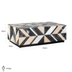 Salontafel Marmer -Zuiver Verkoop richmond interiors rostelli salontafel marmer 05