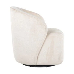 Draaifauteuil Chenille -Zuiver Verkoop richmond interiors sofia draaifauteuil chenille wit 04 1