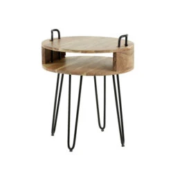 Rond Nachtkastje Acaciahout -Zuiver Verkoop rond nachtkastje acaciahout ari giani 03