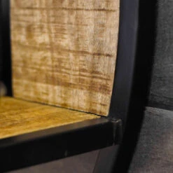 Rond Wandrek Van Hout En Metaal -Zuiver Verkoop rond wandrek van hout en metaal bodio nevada 04 1