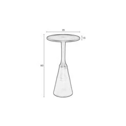 Ronde Bijzettafel Aluminum -Zuiver Verkoop ronde bijzettafel aluminum noah lumz home 05