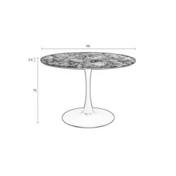 Ronde Eettafel Marmer -Zuiver Verkoop ronde eettafel marmer maru bodio 05