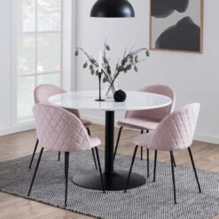 Ronde Eettafel Van Wit Marmer -Zuiver Verkoop ronde eettafel van wit marmer cadiz bodio 08