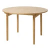 Ronde Eikenfineer Tafel