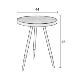 Ronde Essenhouten Bijzettafel 11 Ronde Essenhouten Bijzettafel -Zuiver Verkoop ronde essenhouten bijzettafel denise lumz home 07