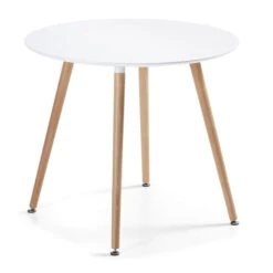 Kleine Ronde Eettafel Wit -Zuiver Verkoop ronde tafel laforma daw 100 01 800x800 1