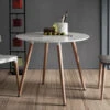 Kleine Ronde Eettafel Wit -Zuiver Verkoop ronde tafel laforma daw 100 01 800x800 1