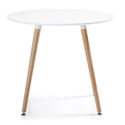 Kleine Ronde Eettafel Wit -Zuiver Verkoop ronde tafel laforma daw 100 02 800x800 1