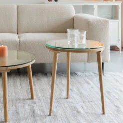 Rotan Bijzettafel Met Glasplaat -Zuiver Verkoop rotan bijzettafel met glasplaat haru bodio 07