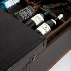 Kist Salontafel Bruin Leer Op Wielen -Zuiver Verkoop salontafel colonial kare design 05 800x800 1