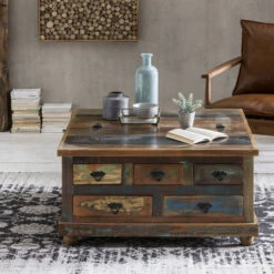 Salontafel Gerecycled Sloophout