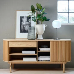 Scandinavisch Dressoir Eikenfineer -Zuiver Verkoop scandinavisch dressoir eikenfineer bodio togo 07