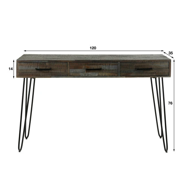 Sidetable Ingelegd Hout Greywash 7 Sidetable Ingelegd Hout Greywash - Afbeelding 5