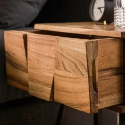 Speels Acaciahouten Nachtkastje -Zuiver Verkoop speels acaciahouten nachtkastje demn giani 03