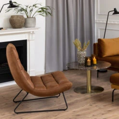 Stoere Lounge Fauteuil -Zuiver Verkoop stoere lounge fauteuil bradley bodio 06