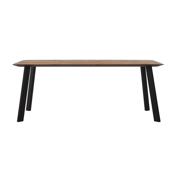 Teak Eettafel Met Verjongde Rand 3 Teak Eettafel Met Verjongde Rand