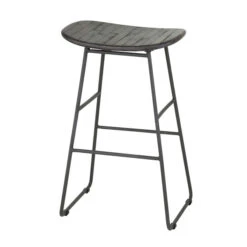 Teakhouten Barkruk -Zuiver Verkoop teakhouten barkruk teca vine giani 04