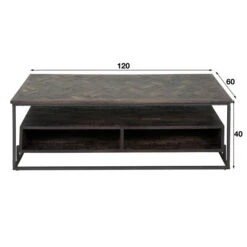 Teakhouten Salontafel Versailles -Zuiver Verkoop teakhouten salontafel versailles teca vine giani 05