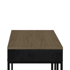 Zwart Bureau Van Hout En Staal -Zuiver Verkoop temahome city bureau staal en hout 05