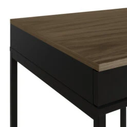 Zwart Bureau Van Hout En Staal -Zuiver Verkoop temahome city bureau staal en hout 08