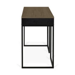 Zwart Bureau Van Hout En Staal -Zuiver Verkoop temahome city bureau staal en hout 09