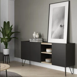 Dressoir Met Eiken -Zuiver Verkoop temahome nina eiken dressoir 08