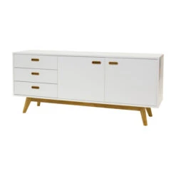 Dressoir Scandinavisch Met Eiken -Zuiver Verkoop tenzo bess dressoir eikenhout 02