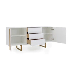 Modern Dressoir Met Eiken -Zuiver Verkoop tenzo birka modern dressoir wit met eiken 06 1