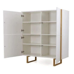 Moderne Bergkast Met Eiken -Zuiver Verkoop tenzo birka moderne bergkast wit met eiken 04 1