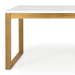 Scandinavische Eettafel Wit Met Eiken -Zuiver Verkoop tenzo birka moderne eettafel wit met eiken 05