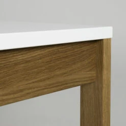 Scandinavische Eettafel Wit Met Eiken -Zuiver Verkoop tenzo birka moderne eettafel wit met eiken 06