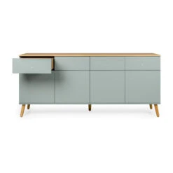 Groot Dressoir Scandinavisch -Zuiver Verkoop tenzo dot breed eiken dressoir 04