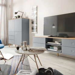 Matte Wandkast Met Eiken -Zuiver Verkoop tenzo dot eiken kledingkast 05