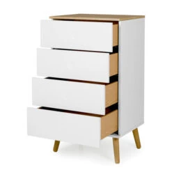 Hoge Eiken Ladekast -Zuiver Verkoop tenzo dot hoge eiken ladekast 05