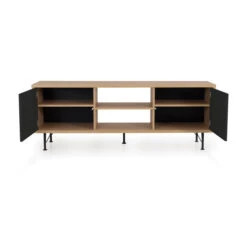 Eiken Tv-meubel Mat Zwart 13 Eiken Tv-meubel Mat Zwart -Zuiver Verkoop tenzo flow tv meubel eiken 03