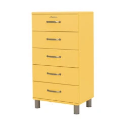 Hoge Ladekast -Zuiver Verkoop tenzo malibu hoge ladekast geel 05 1